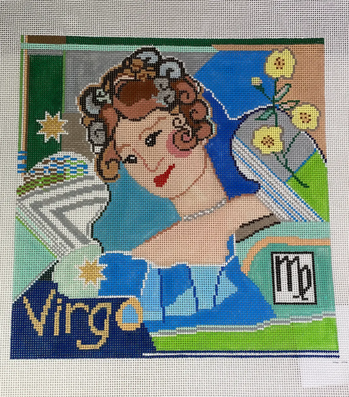 * Doolittle Stitchery Z108 Virgo Square 1