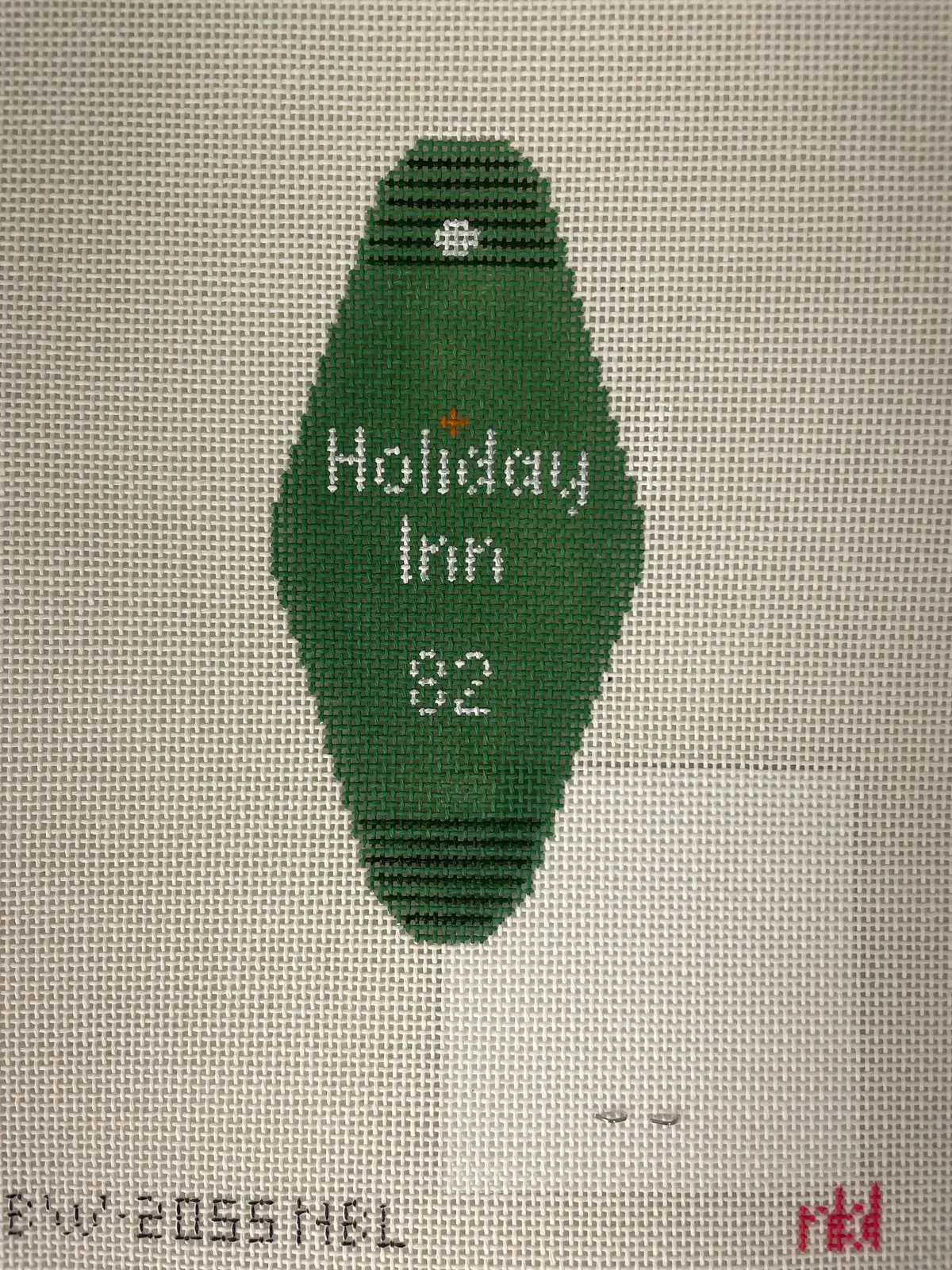 * Blue Waters Needlepoint / Needlepoint By Laura 2055 Holiday Inn Hotel Key 1