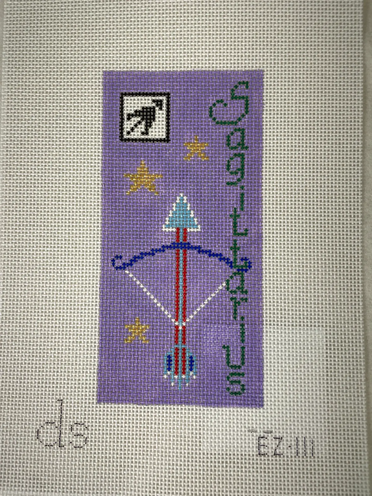 * Doolittle Stitchery Ez111 Sagittarius Eyeglass Case 1