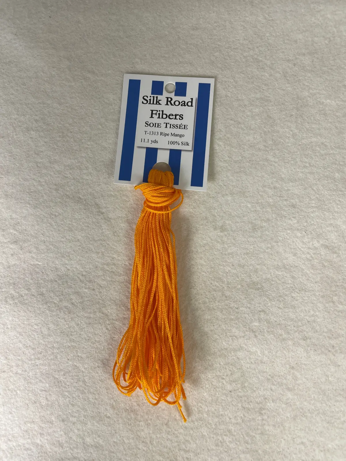 Silk Road Fibers T-1313 Ripe Mango Soie Tissee 1
