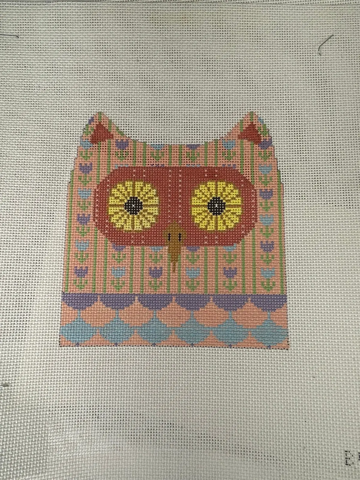 * Sale / Jp Needlepoint B406ab Pastel Hooter 1