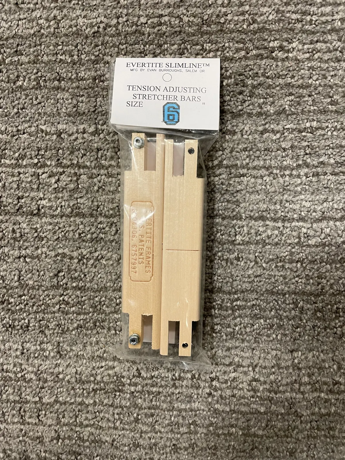 Evertite Slimline 6In Stretcher Bars 1