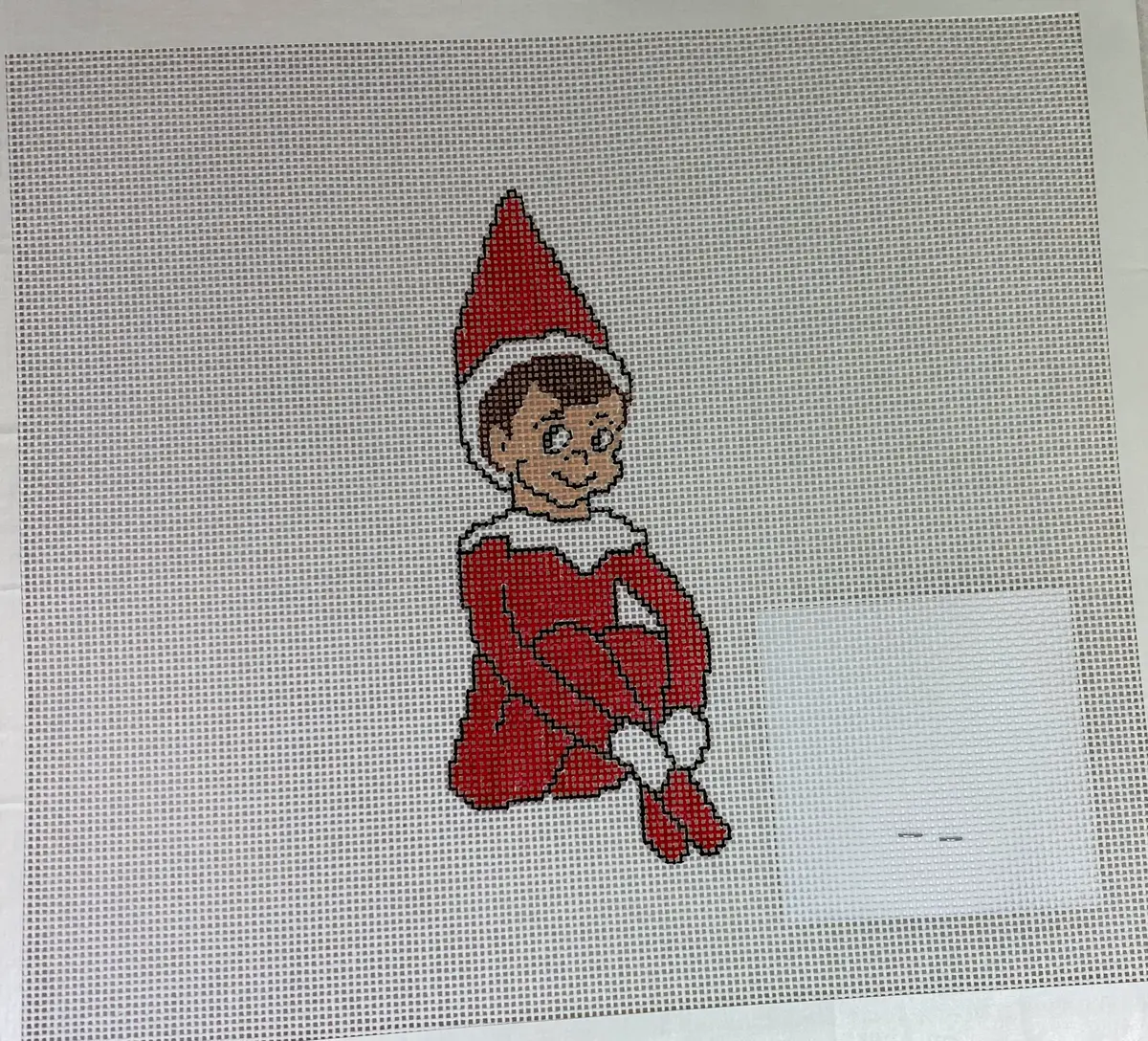* Lazy Lane Needlepoint Elf On The Shelf 1