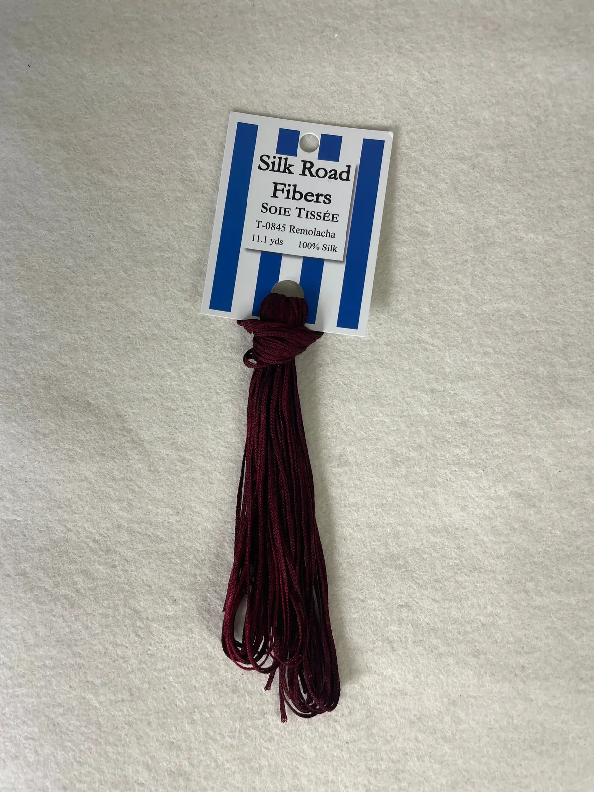 Silk Road Fibers T-0845 Remolacha Soie Tissee 1