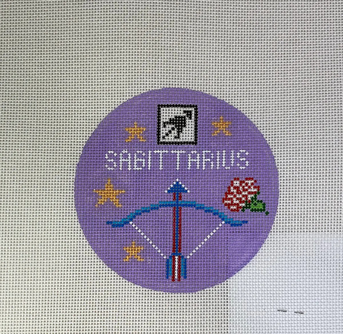 * Doolittle Stitchery Rz111 Sagittarius Zodiac 1
