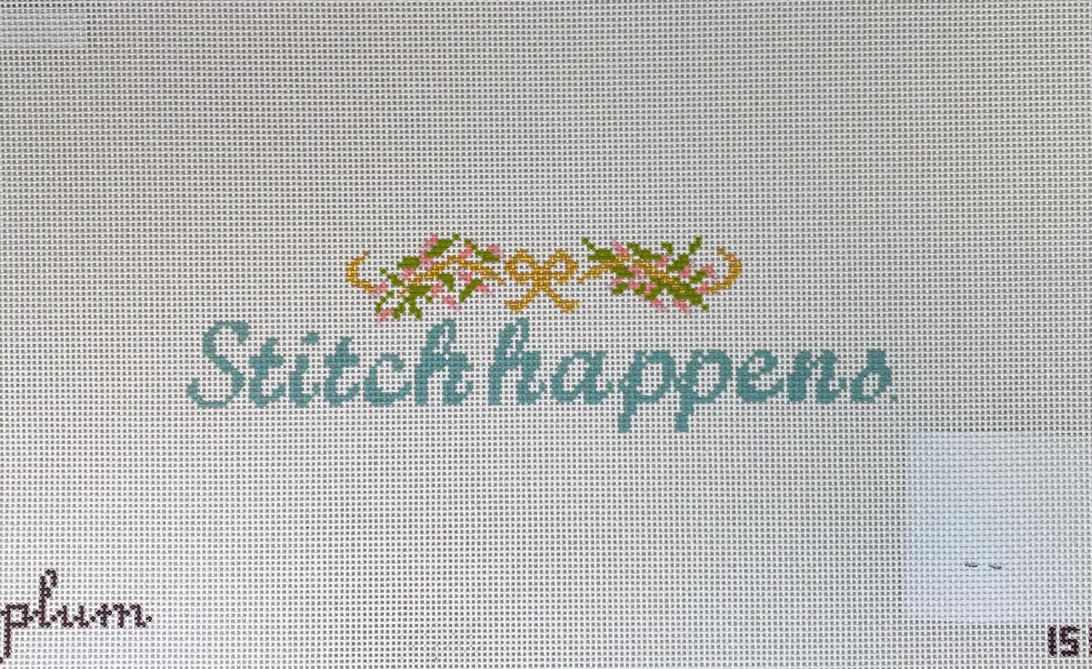 *Sale The Plum Stitchery 15K Stitch Happens 1