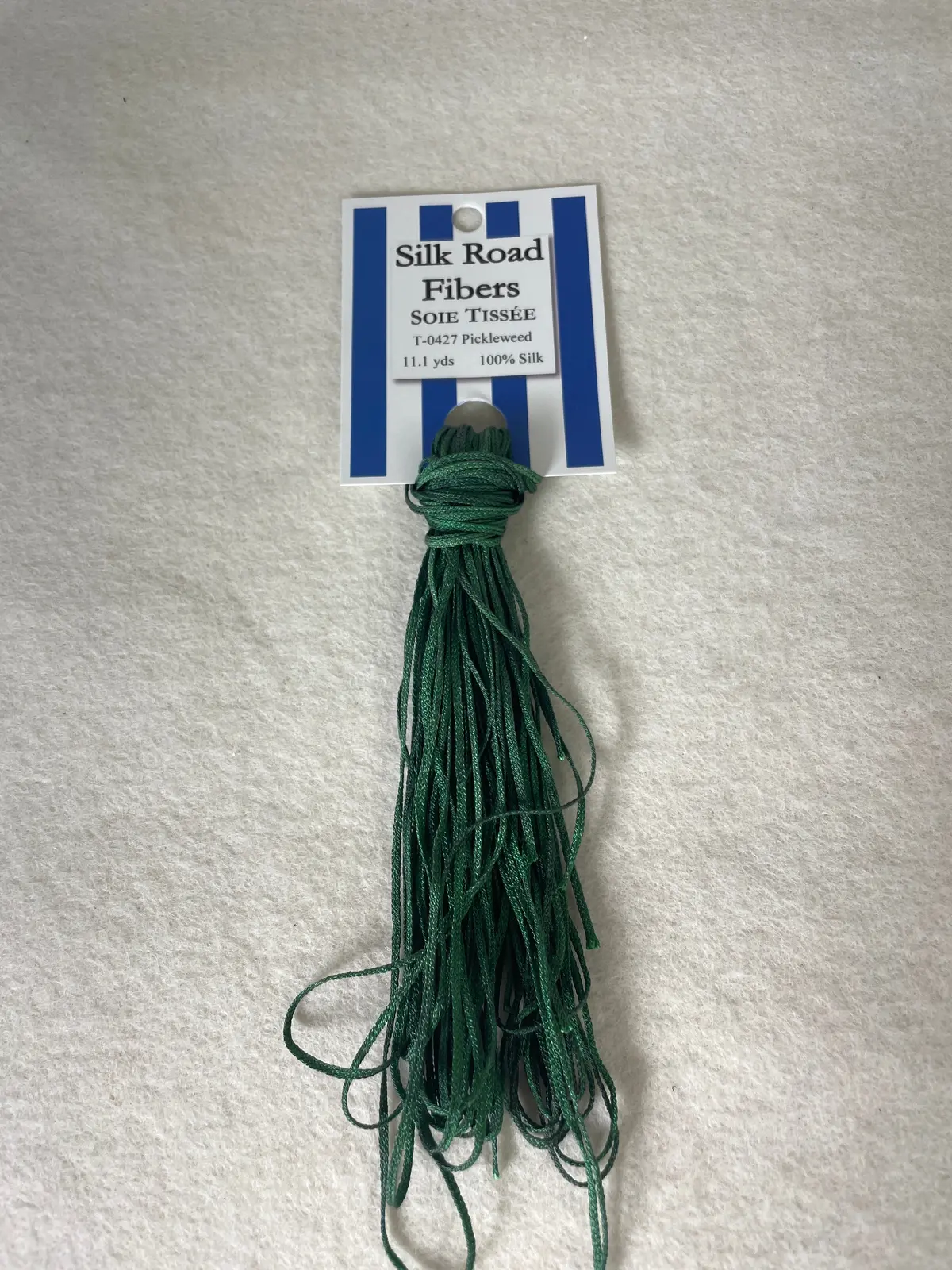Silk Road Fibers T-0427 Pickleweed Soie Tissee 1