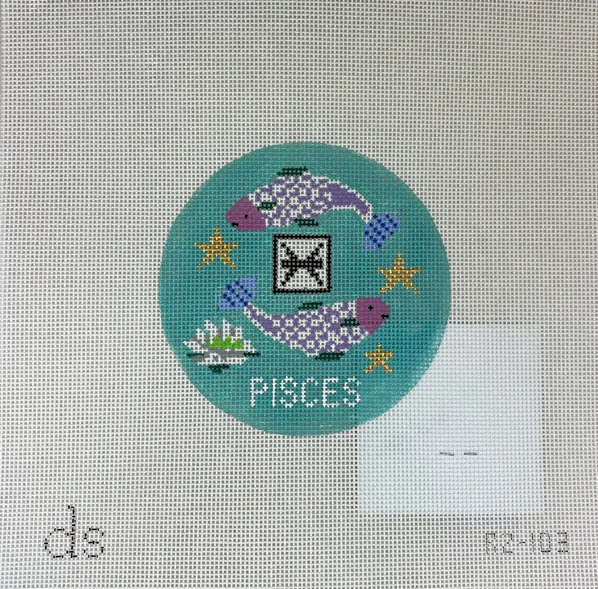 * Doolittle Stitchery Rz103 Pisces Zodiac 1