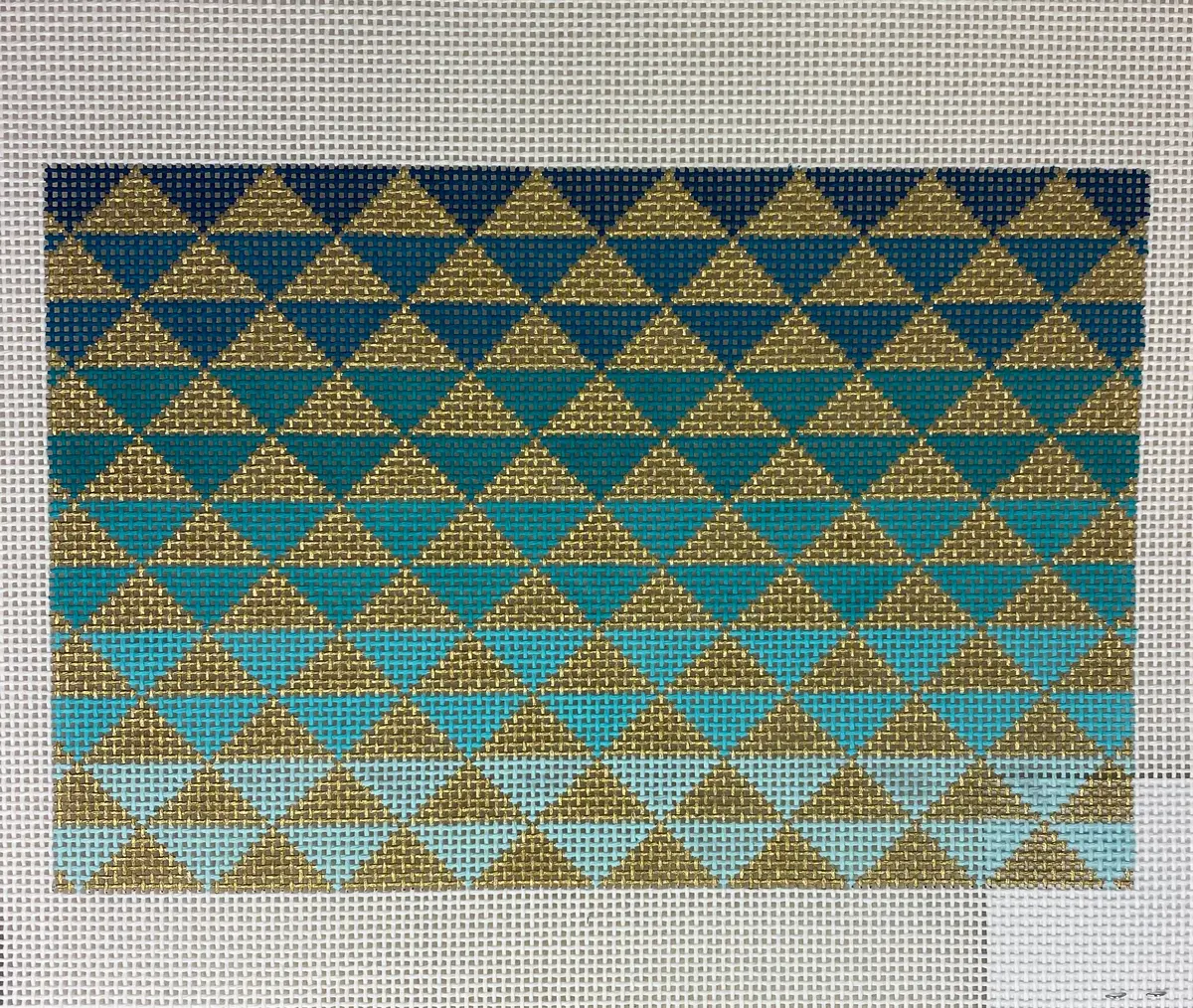 * Kimberly Ann Needlepoint Sf-01B Ombre Triangles 1