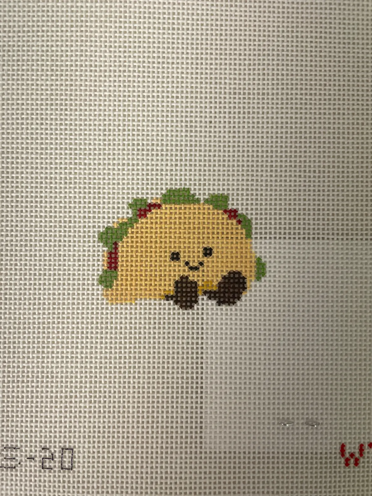 * What's The Stitch Needlepoint / Mini Taco 1