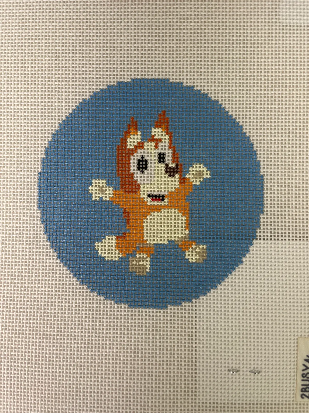 * 2Busyneedlepointing  Red Dog Heeler 1