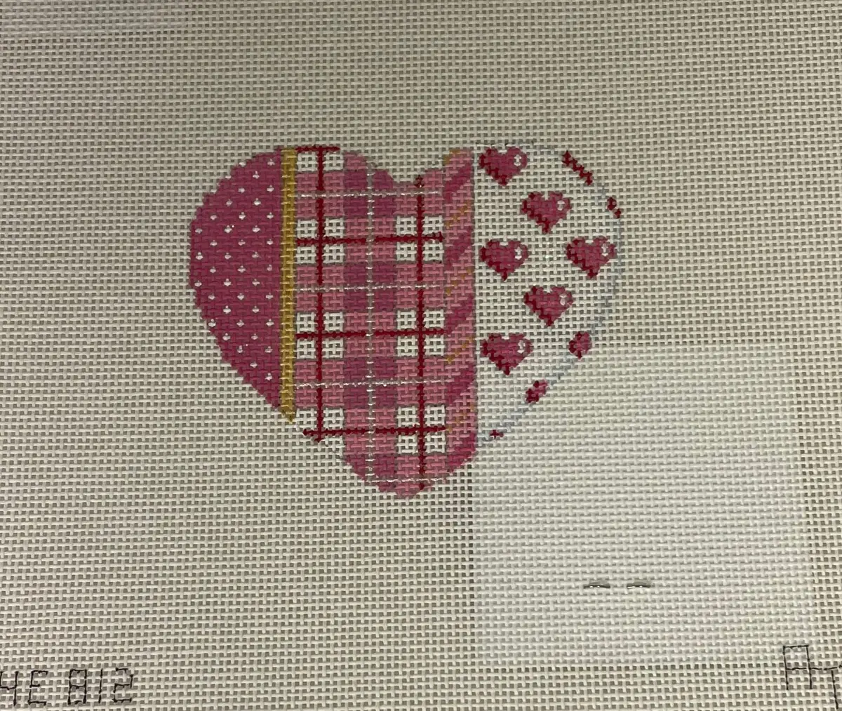 * Associated Talents He812 Pink Dot/ Plaid Hearts 1