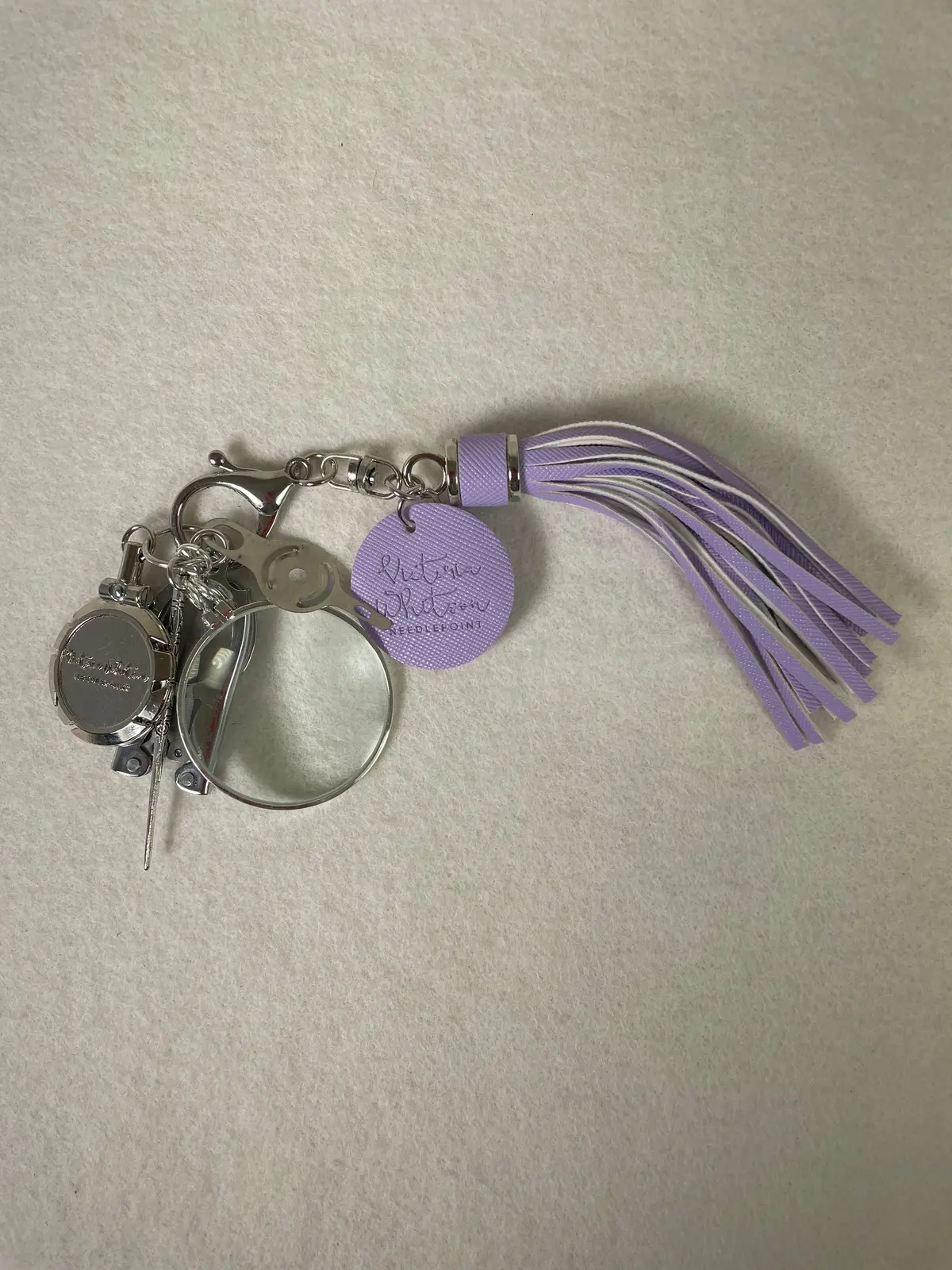 * Victoria Whitson Needlepoint Vw Tassel Kit- Lavender 1