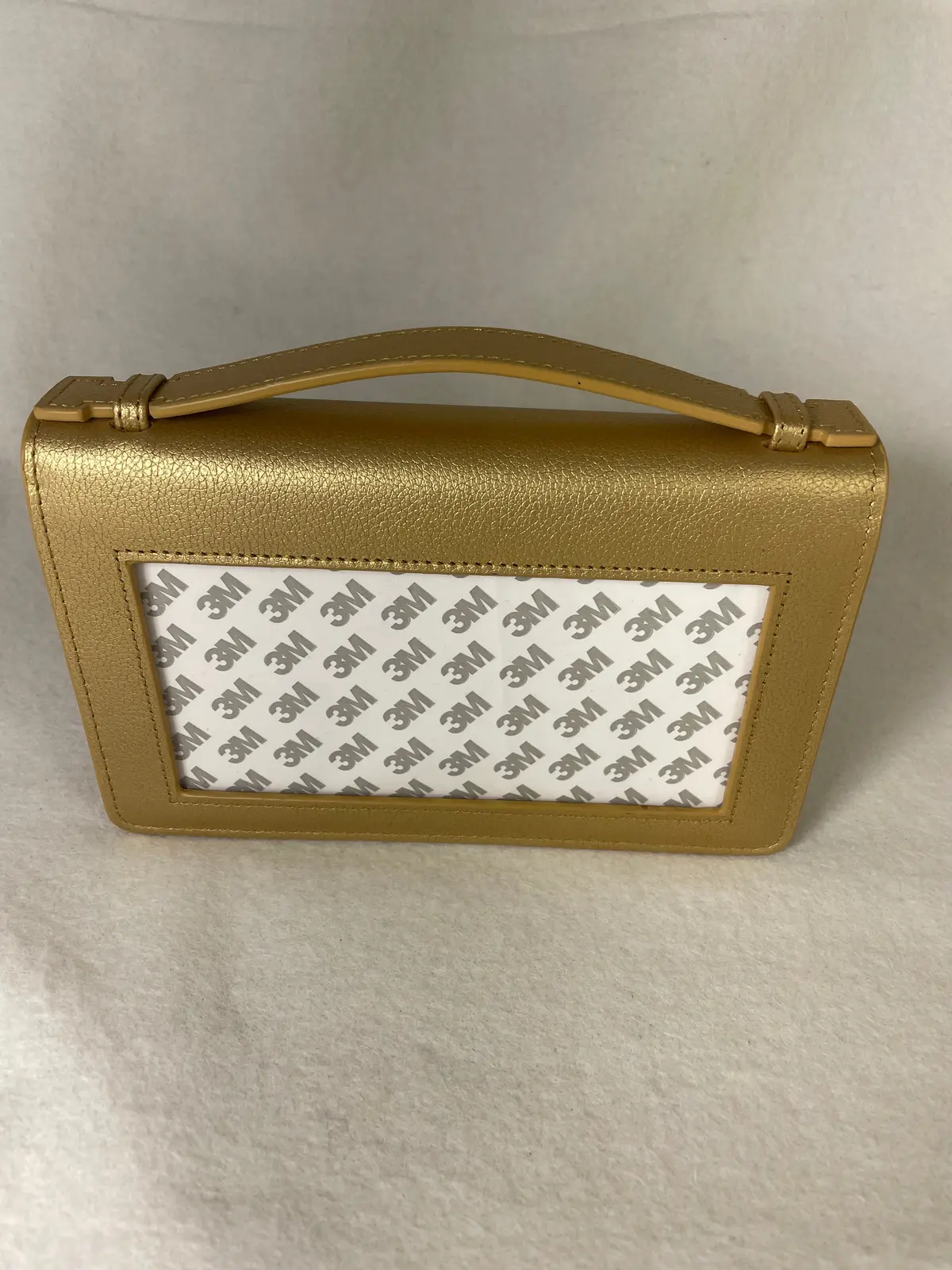 Rachel Barri Designs Everyday Clutch- Gold + Gold Chain 1