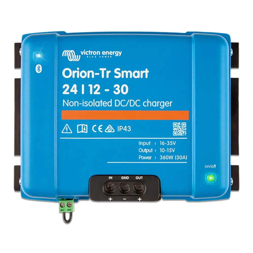 Victron Orion-Tr Smart 24/12-30 30A (360W) Non-Isolated Dc-Dc Charger Or Power Supply [Ori241236140] 1