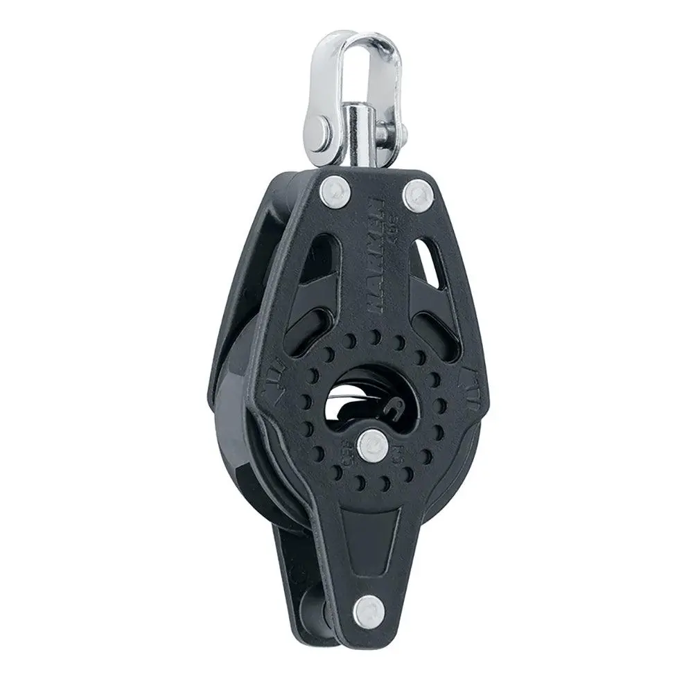 Harken 40Mm Carbo Single Ratchet Block W/Swivel  Becket [2609] 1