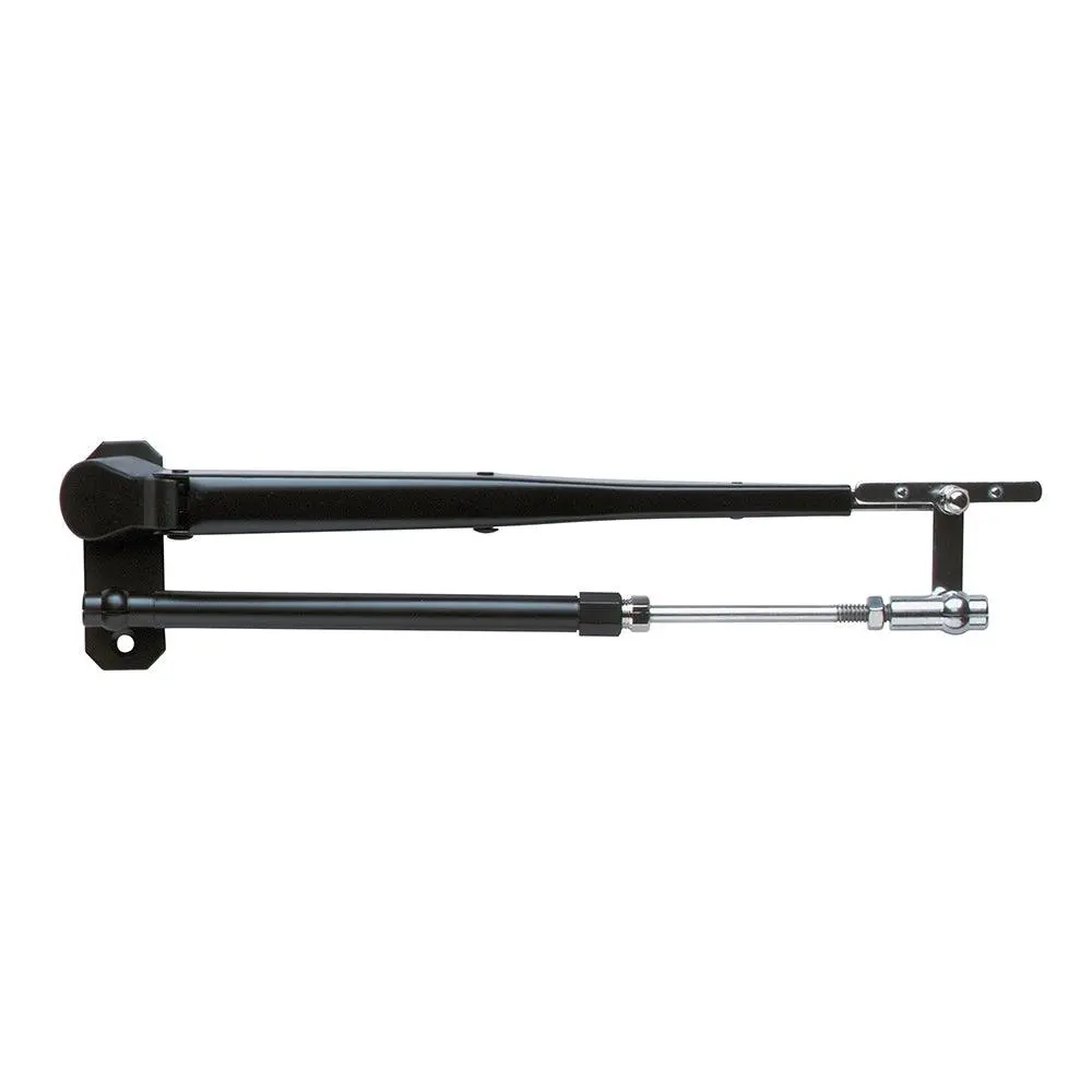 Marinco Wiper Arm, Deluxe Black Stainless Steel Pantographic - 12"-17" Adjustable [33032A] 1