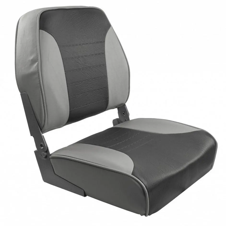 Springfield Economy Multi-Color Folding Seat - Grey/Charcoal [1040653] 1