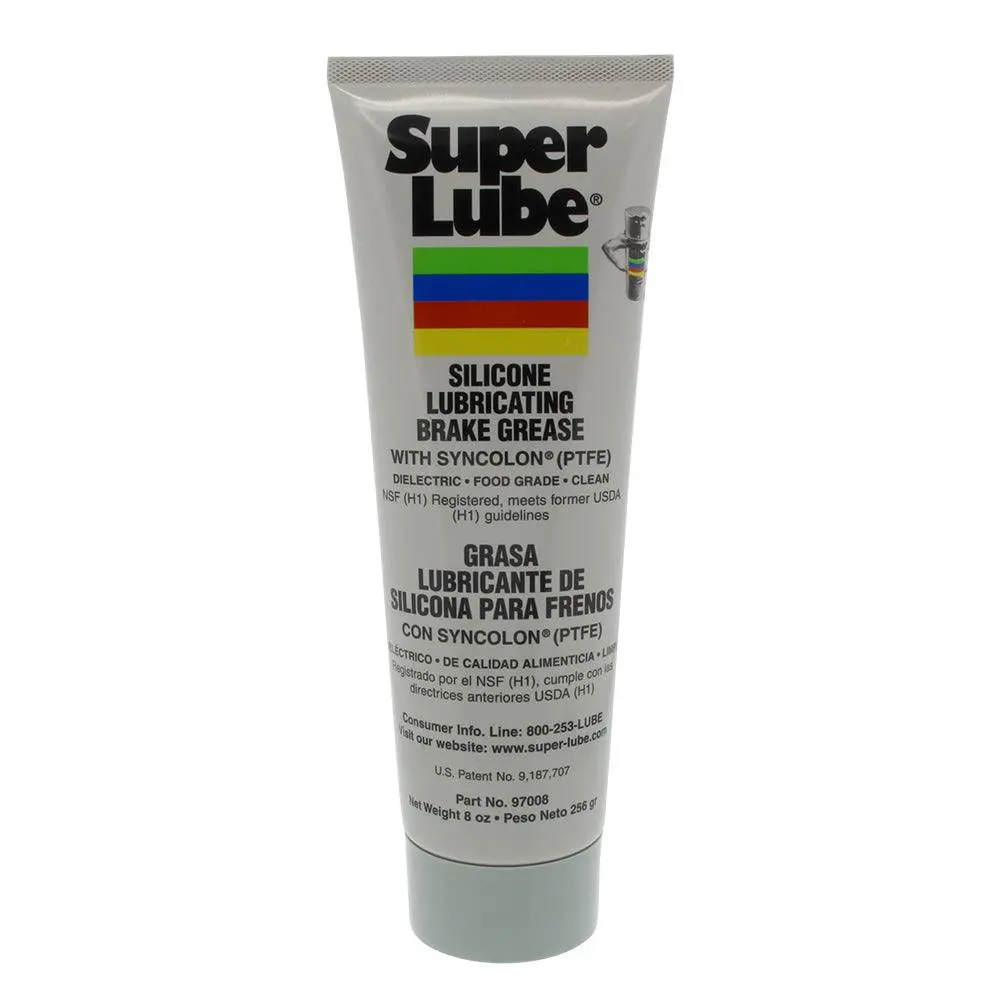 Super Lube Silicone Lubricating Brake Grease W/Syncolon - 8Oz Tube [97008] 1