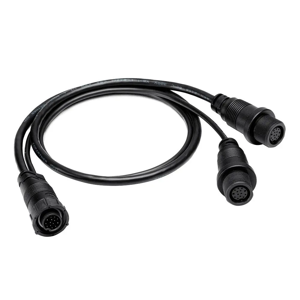 Humminbird 14 M Silr Y - Solix/Apex Side Imaging Left-Right Splitter Cable [720112-1] 1