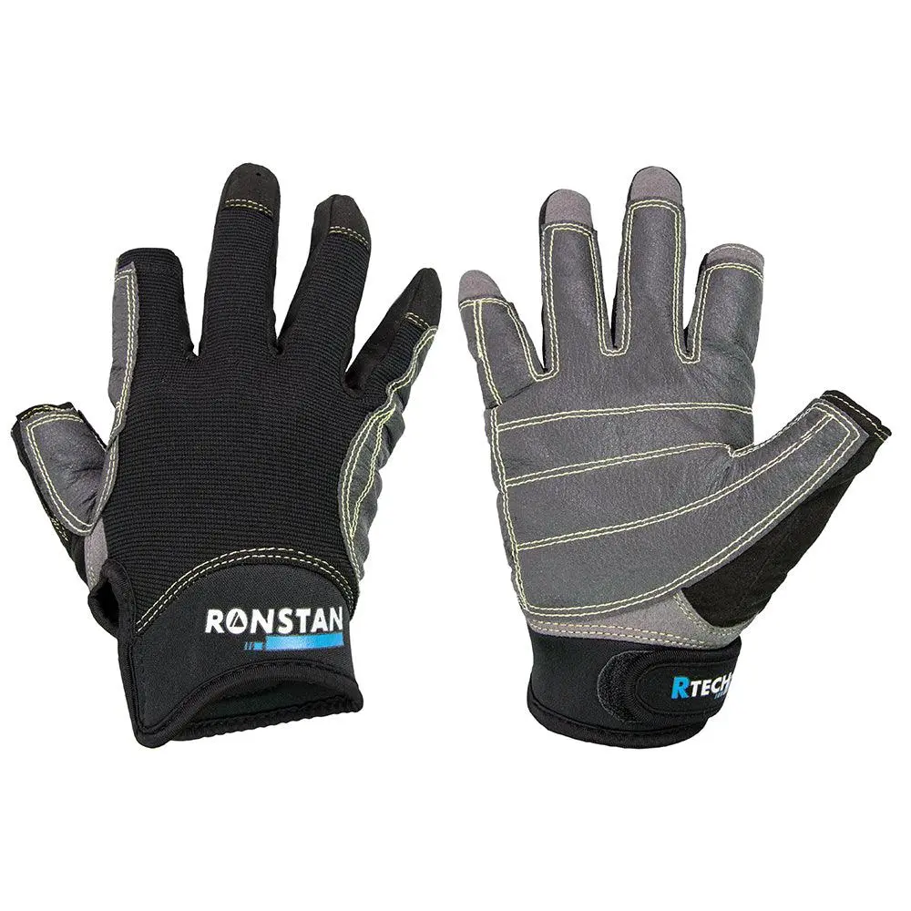 Ronstan Sticky Race Gloves - 3-Finger - Black - L [Cl740l] 1