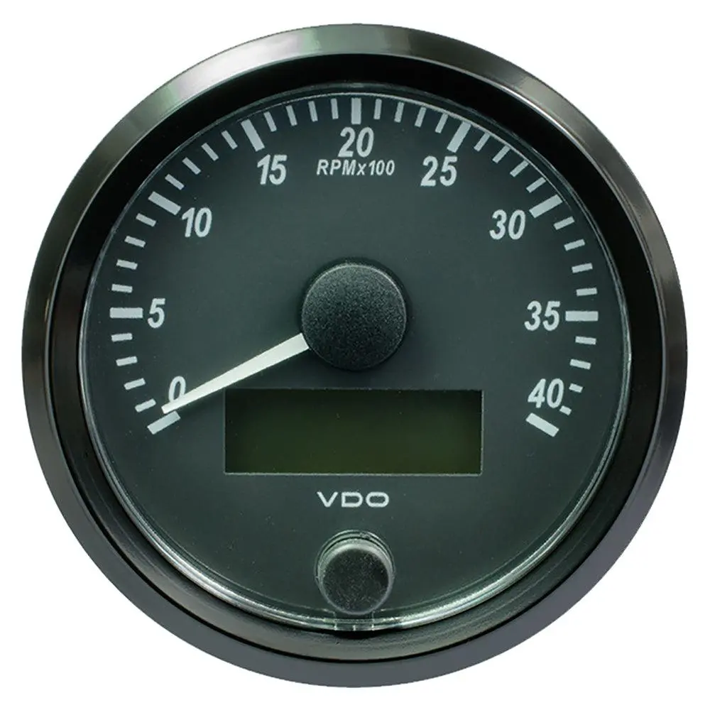 Vdo Singleviu 80Mm (3-1/8") Tachometer - 4,000 Rpm [A2c3832990030] 1