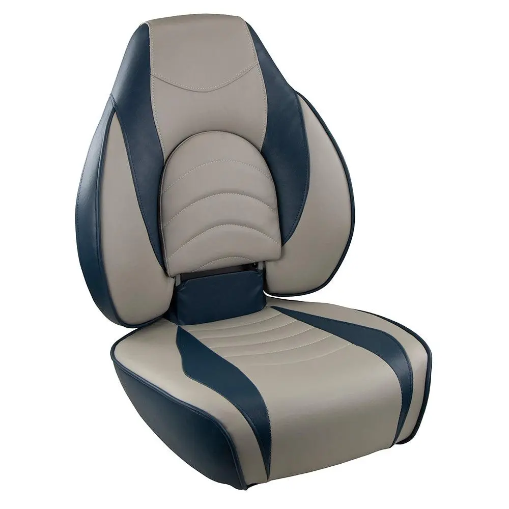 Springfield Fish Pro High Back Folding Seat - Blue/Grey [1041631-1] 1