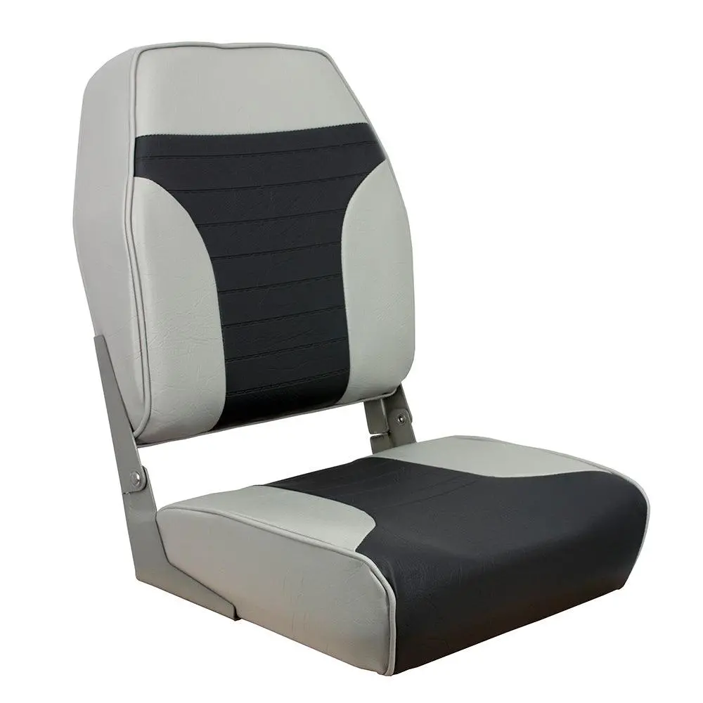 Springfield High Back Multi-Color Folding Seat - Grey/Charcoal [1040663] 1