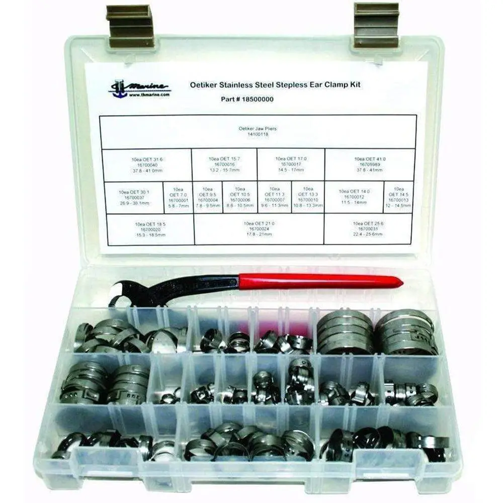 T-H Marine Oetiker Stepless Clamp Kit W/Pliers [18500000] 1