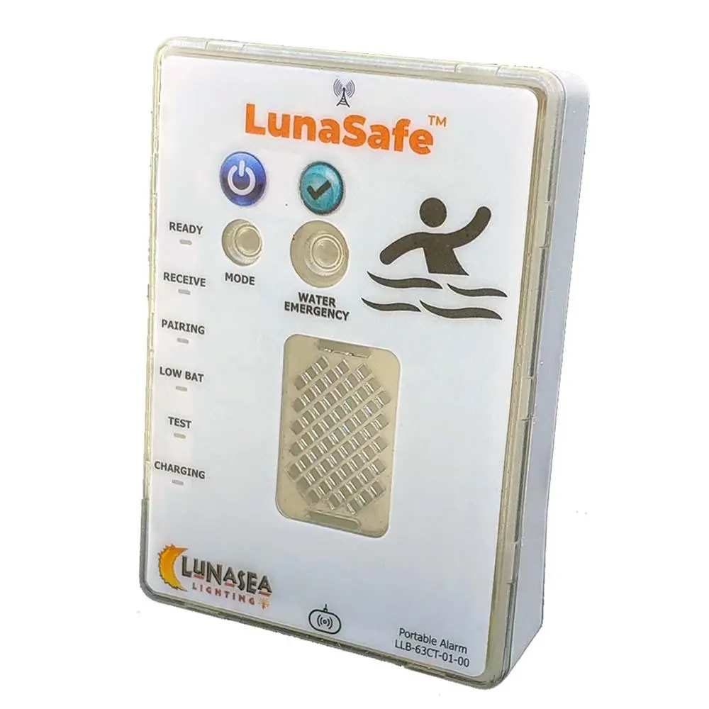 Lunasea Controller F/Audible Alarm Receiver W/Strobe Qi Rechargeable [Llb-63Ct-01-00] 1