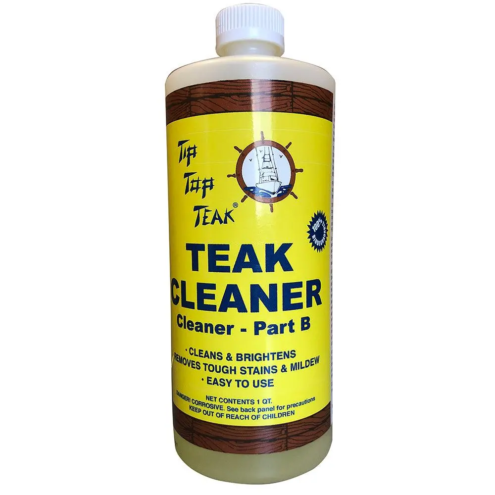 Tip Top Teak Cleaner Part B - Quart [Tc862] 1