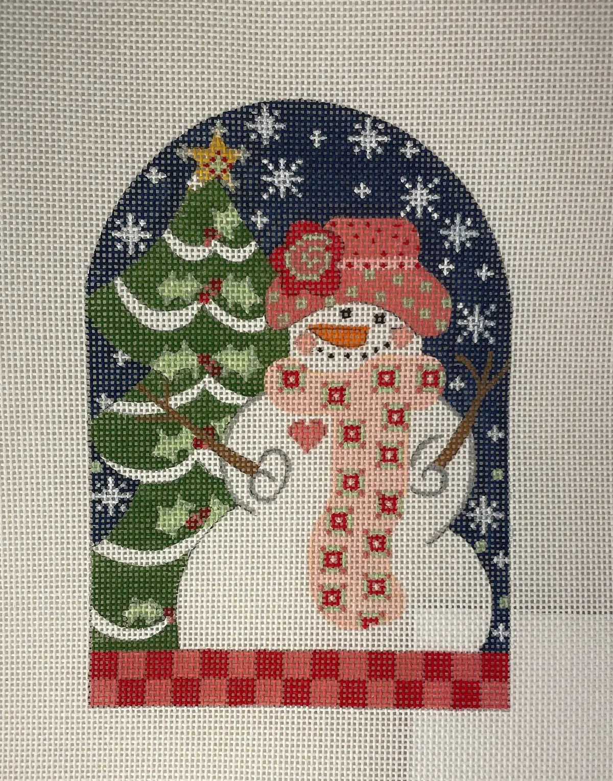 * Danji Ch883 Snowman With Pink Scarf 1