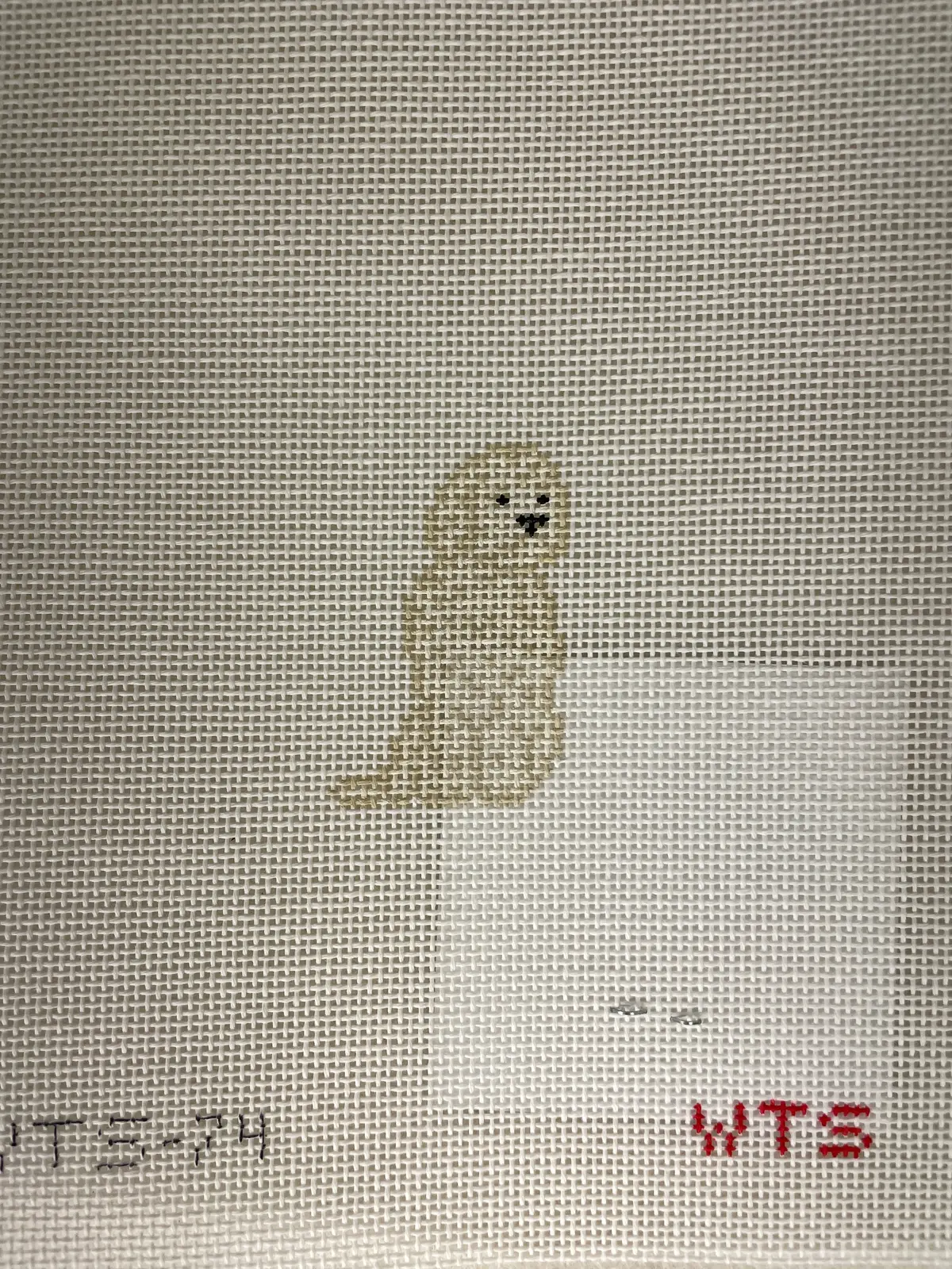 * What's The Stitch Needlepoint Wts74 / Mini Golden Doodle 1