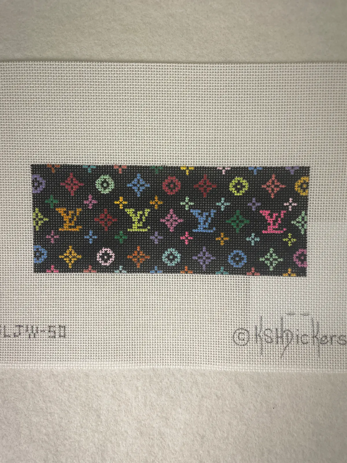 * Kate Dickerson Insljw50 Louis Vuitton Multi On Black- Lee's Jewelry Box Insert 1