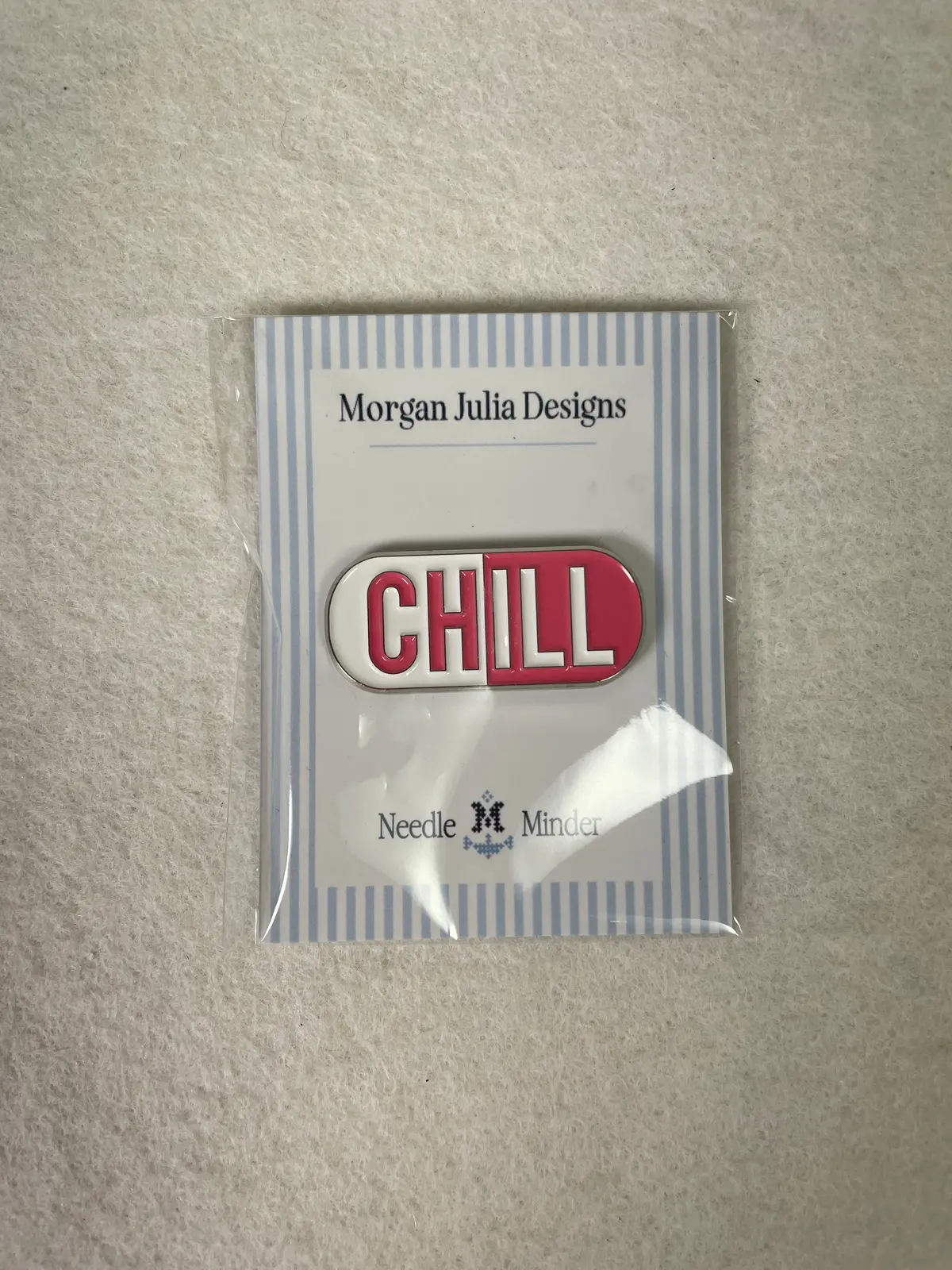 * Morgan Julia Designs Chill Pill (Pink) Needle Minder 1