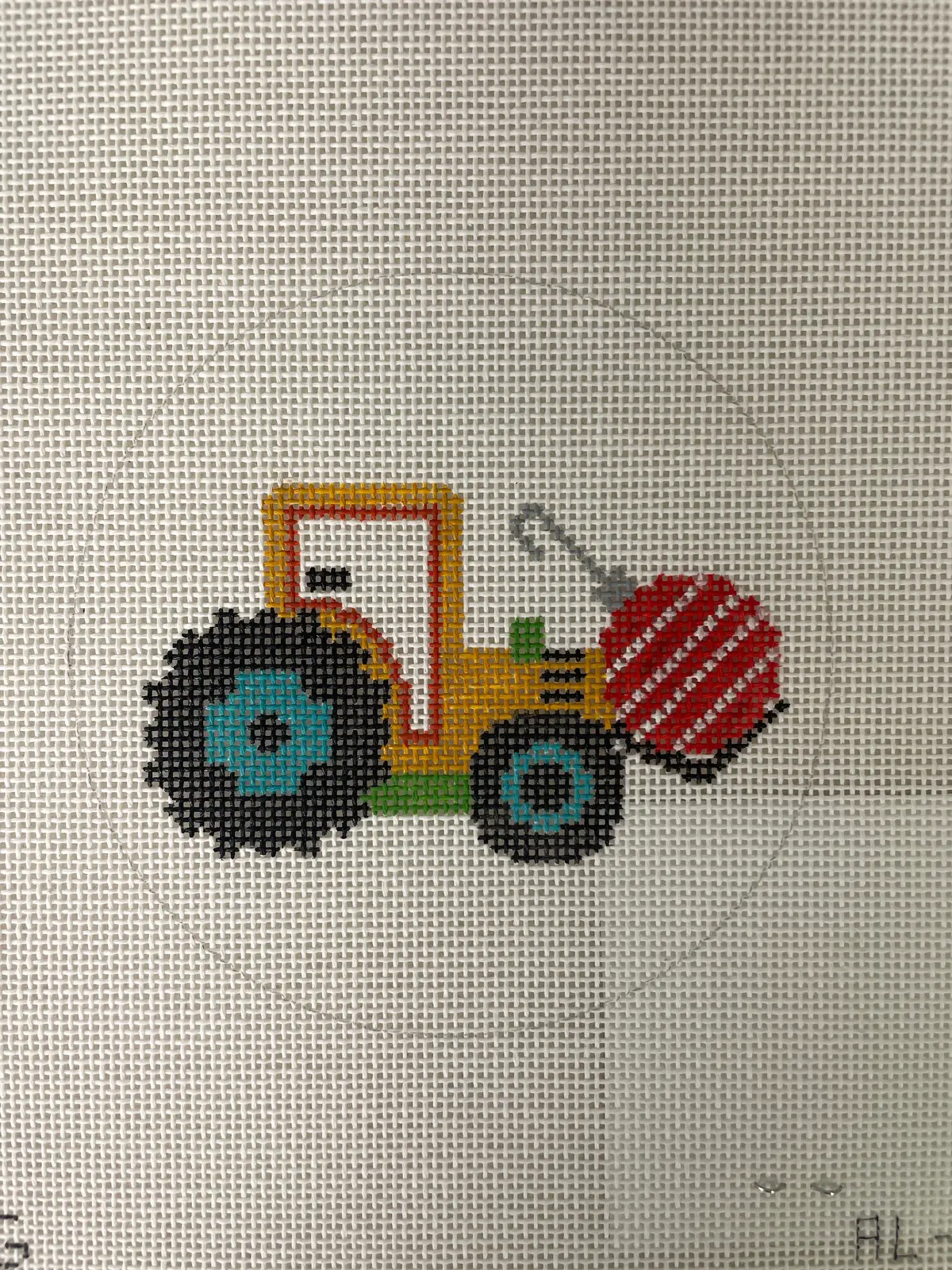 *Vallerie Needlepoint Gallery/ Vng Canvas Al-072 Bucket Loader With Ornament 1