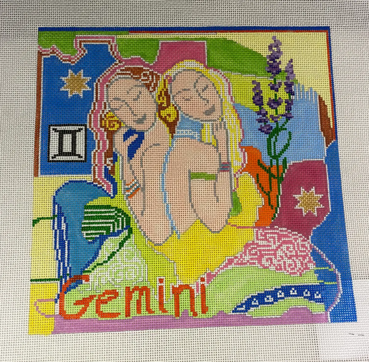 * Doolittle Stitchery Z106 Gemini Square 1