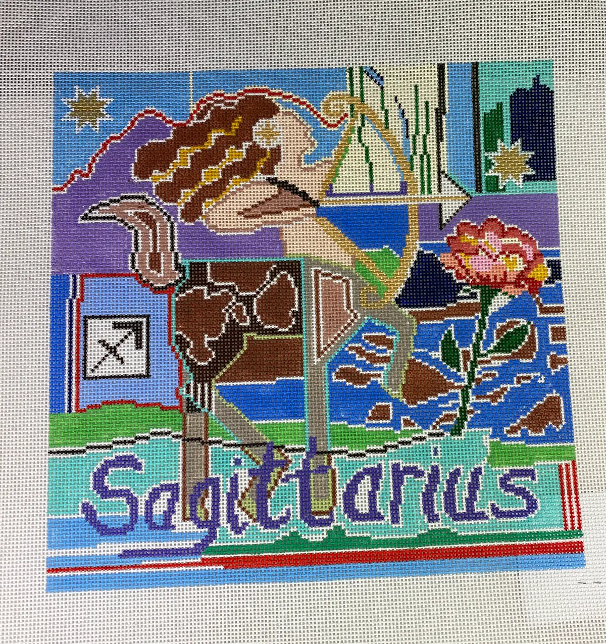* Doolittle Stitchery Z111 Sagittarius Square 1