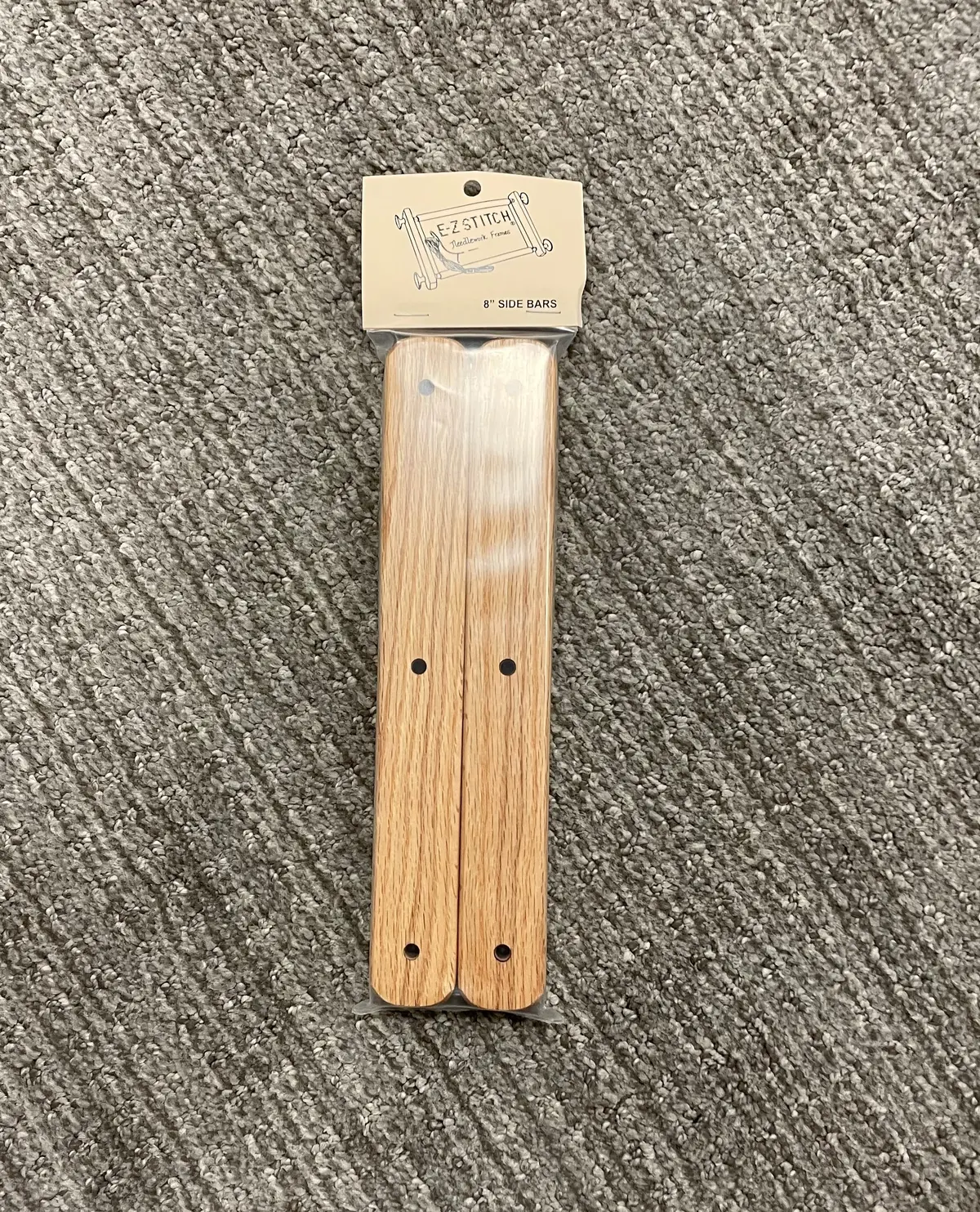 Ez Stitch Oak Side Bar Pair- 8 Inch 1