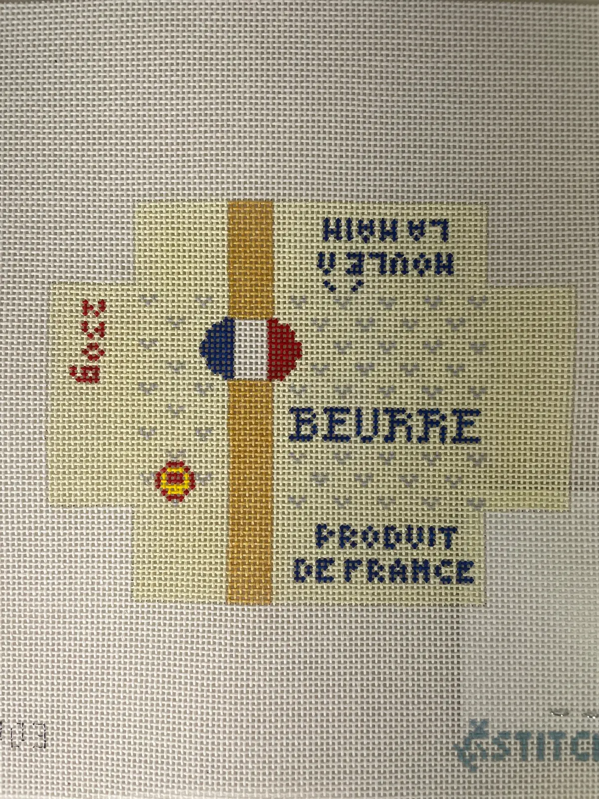 * Stitch Style / Alli Eagan Ssae003 - 3D French Butter Needlepoint Canvas 1