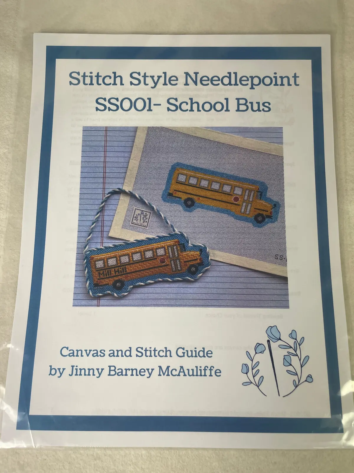 * Stitch Style Ss001 School Bus- Stitch Guide By Jinny Mcauliffe 1
