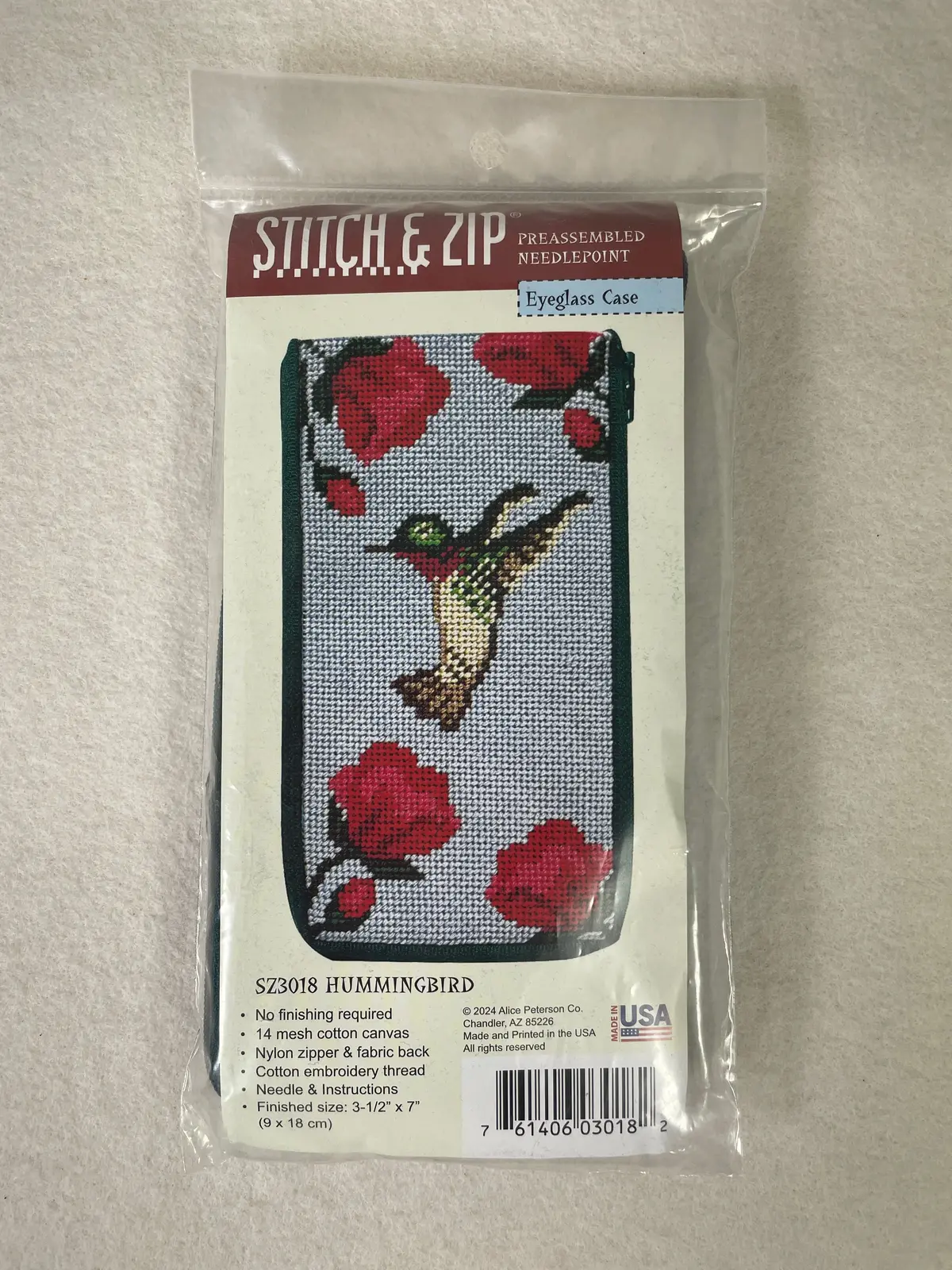 Alice Peterson Sz3018 Hummingbird Eyeglass Case 1