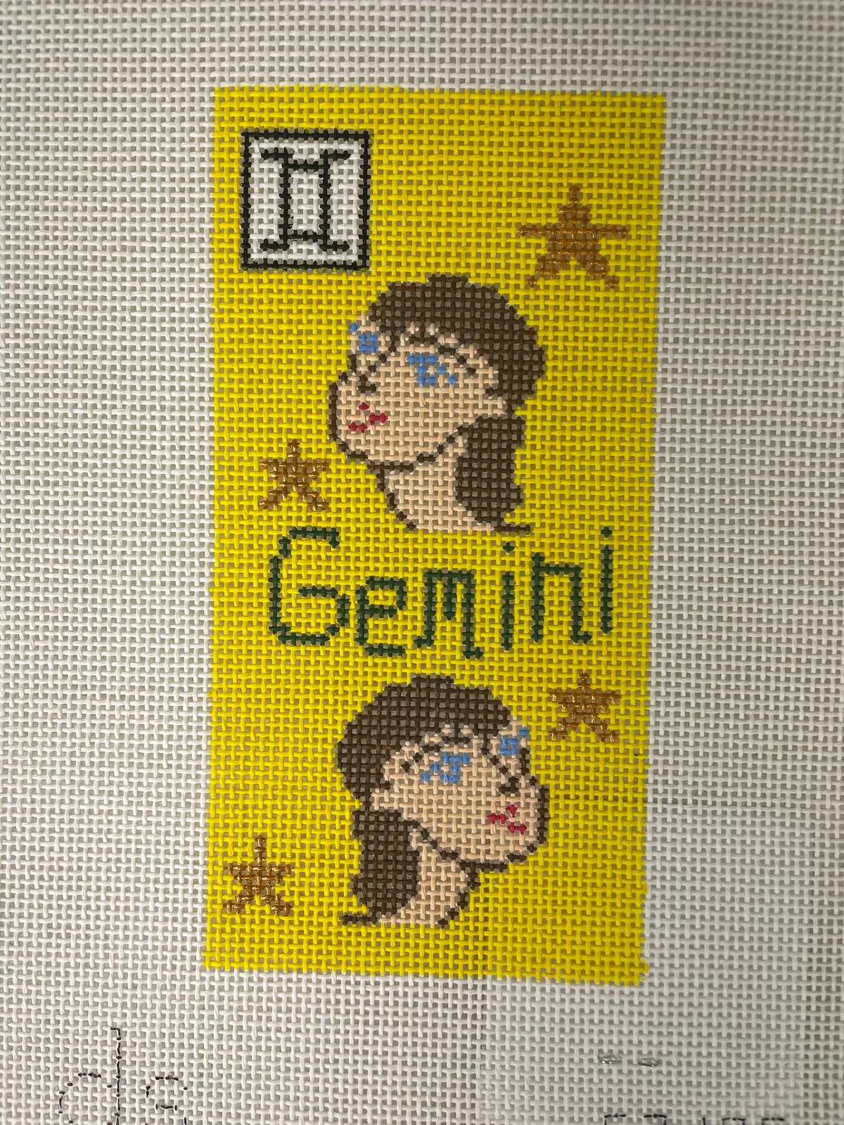 * Doolittle Stitchery Ez106 Gemini Eyeglass Case 1