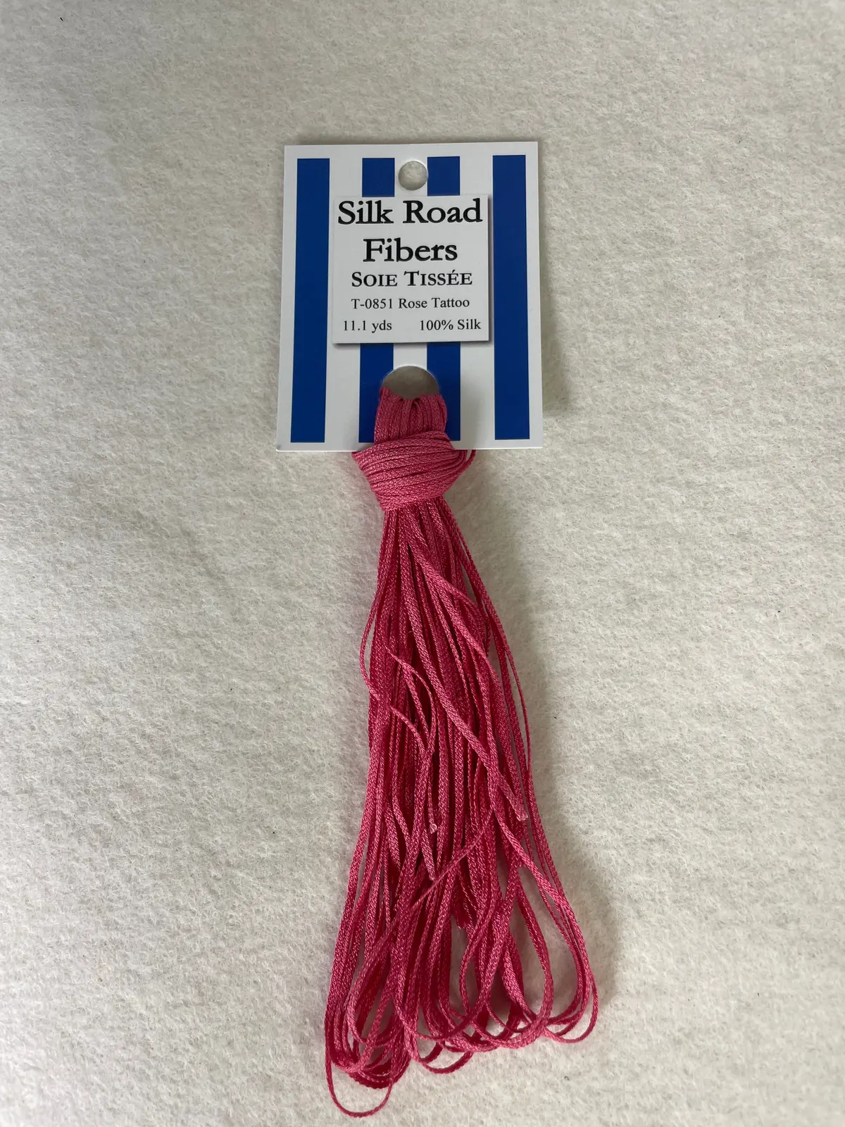 Silk Road Fibers T-0851 Rose Tattoo Soie Tissee 1