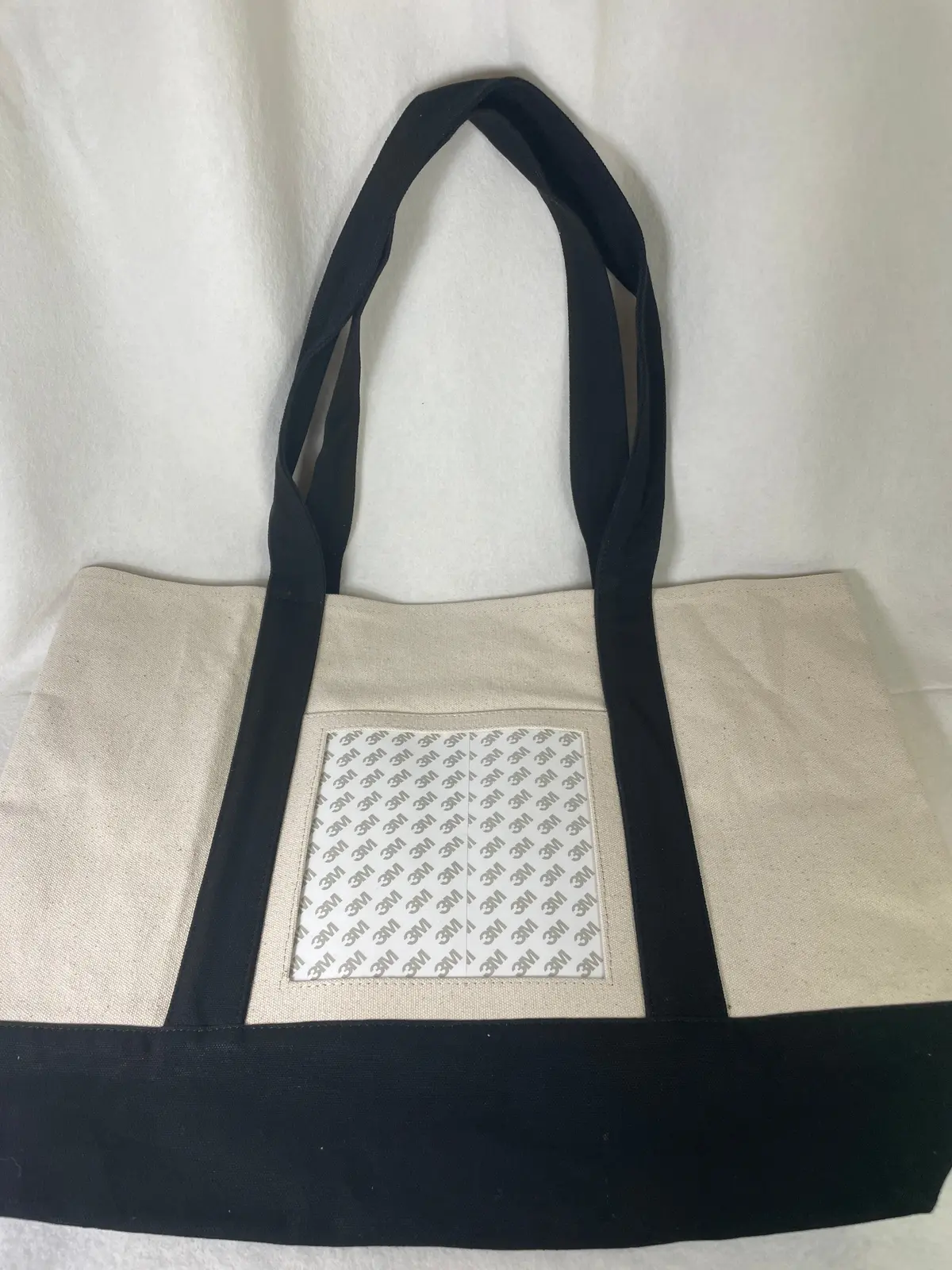 *Planet Earth Canvas Tote- 6X6 Opening / Black 1