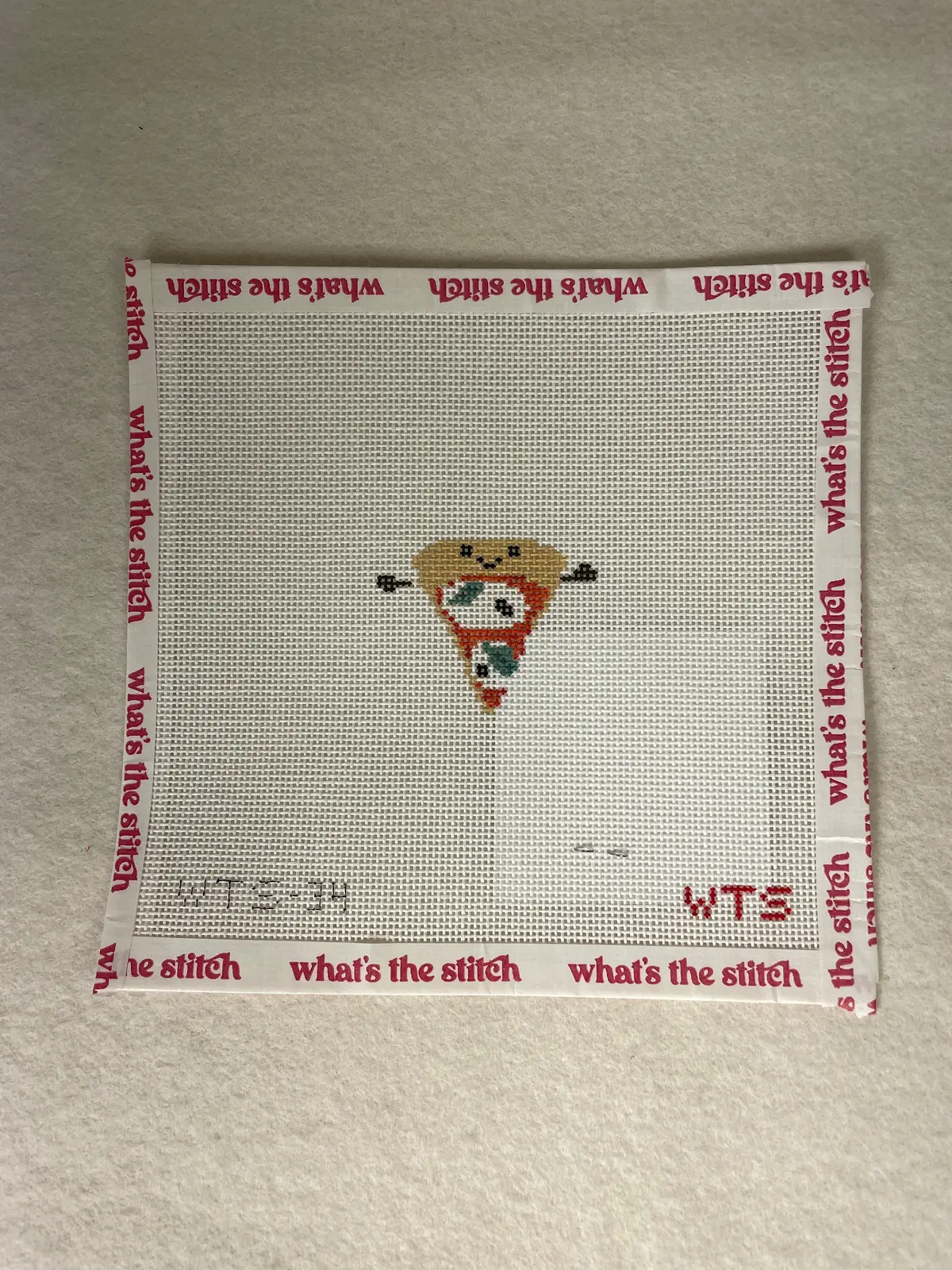 * What's The Stitch Needlepoint Wts34 / Mini Pizza 1