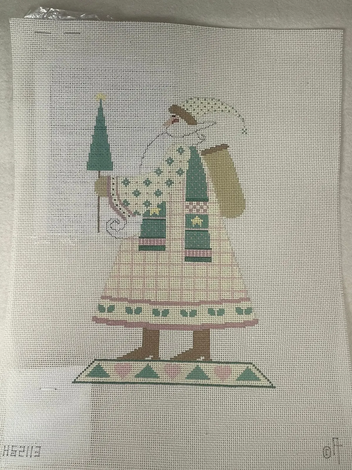 *Sale -  Artist Collection Hs2113 Pastel Santa 1