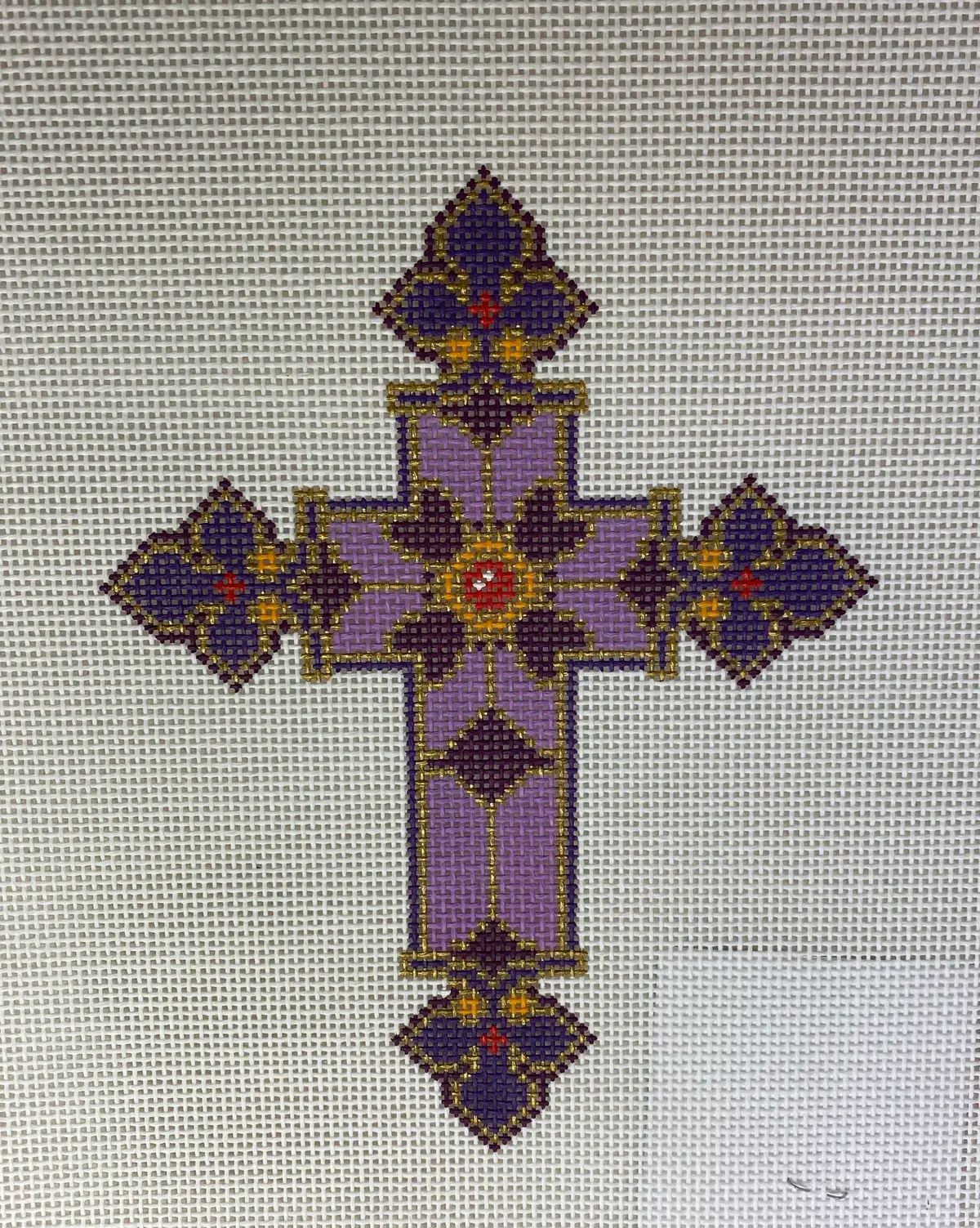 Lee's Needle Arts Lee Ao1277 Purple Cross 1