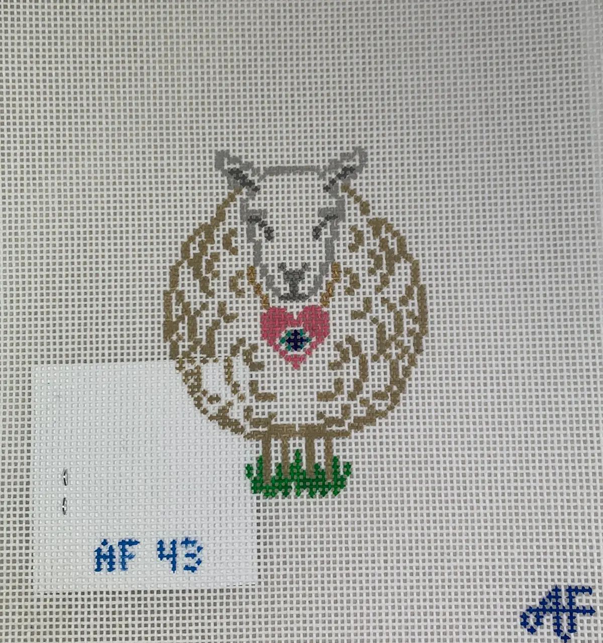 Anne Fisher Needlepoint Af43 I Love Ewe 1