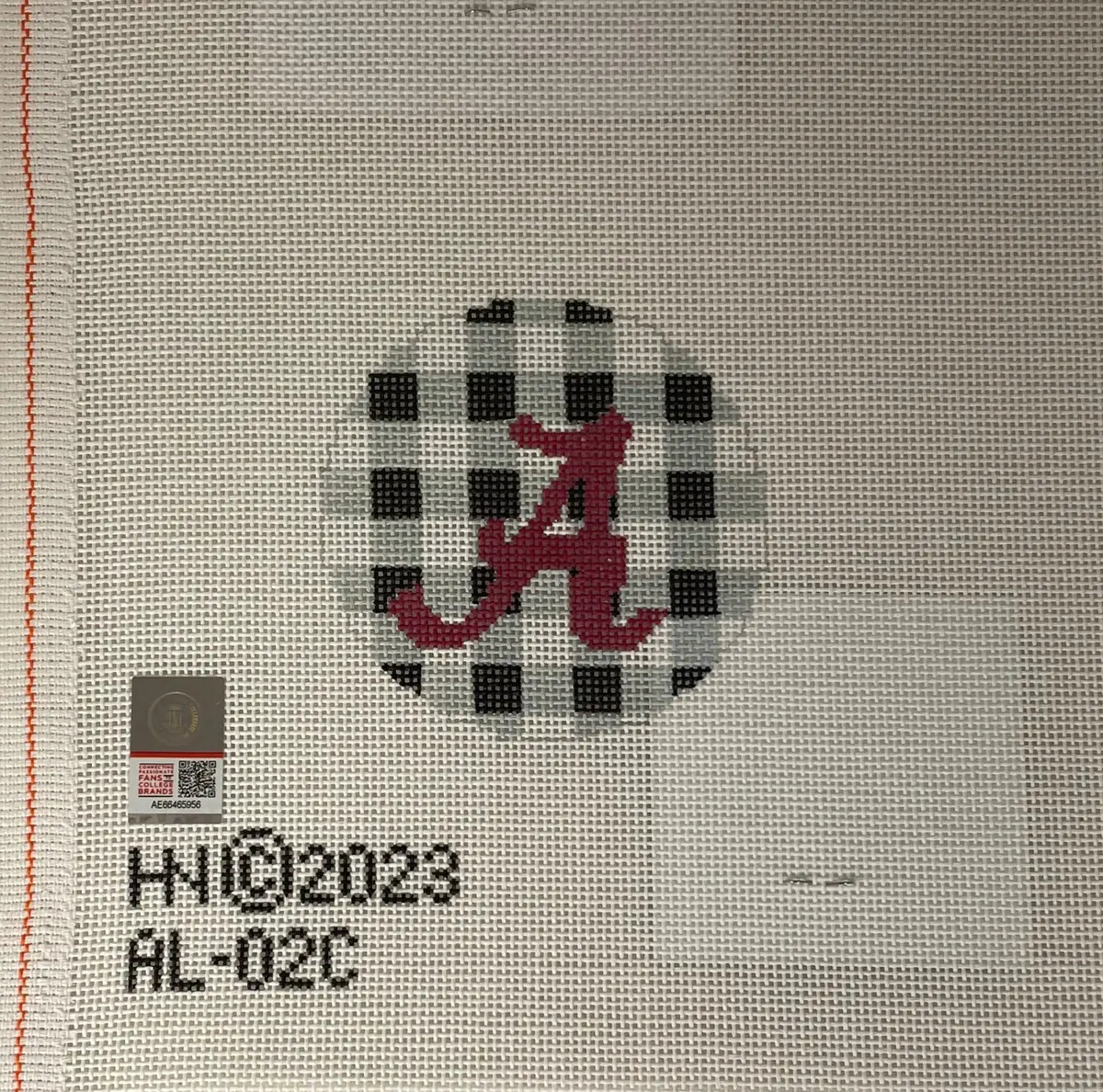 * Hedgehog Needlepoint Alabama Round 1